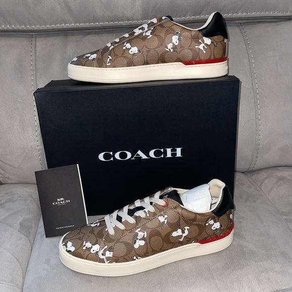 coach peanuts sneakers